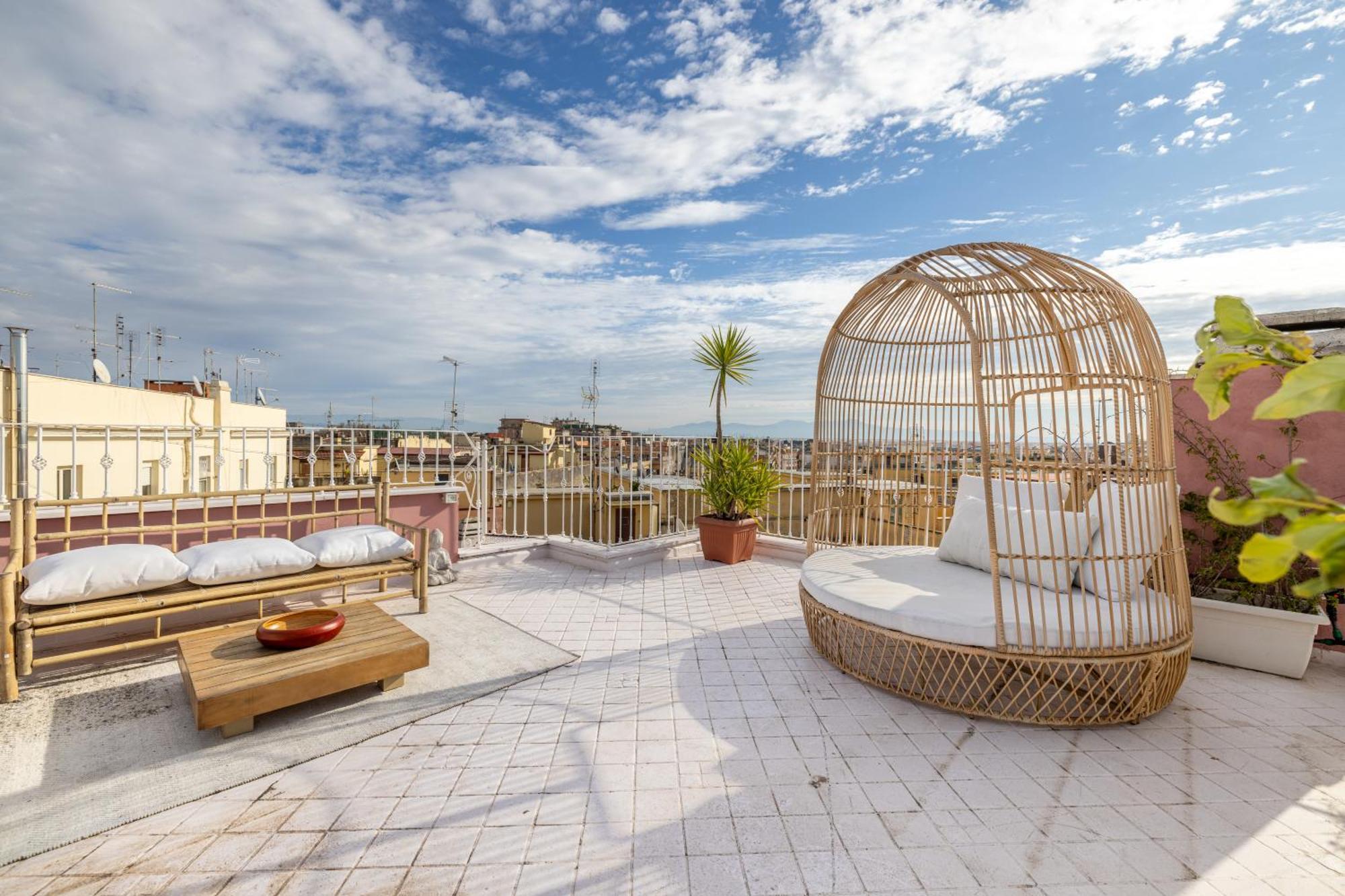 Ferienwohnung Aria Penthouse & Garden Rom Exterior foto