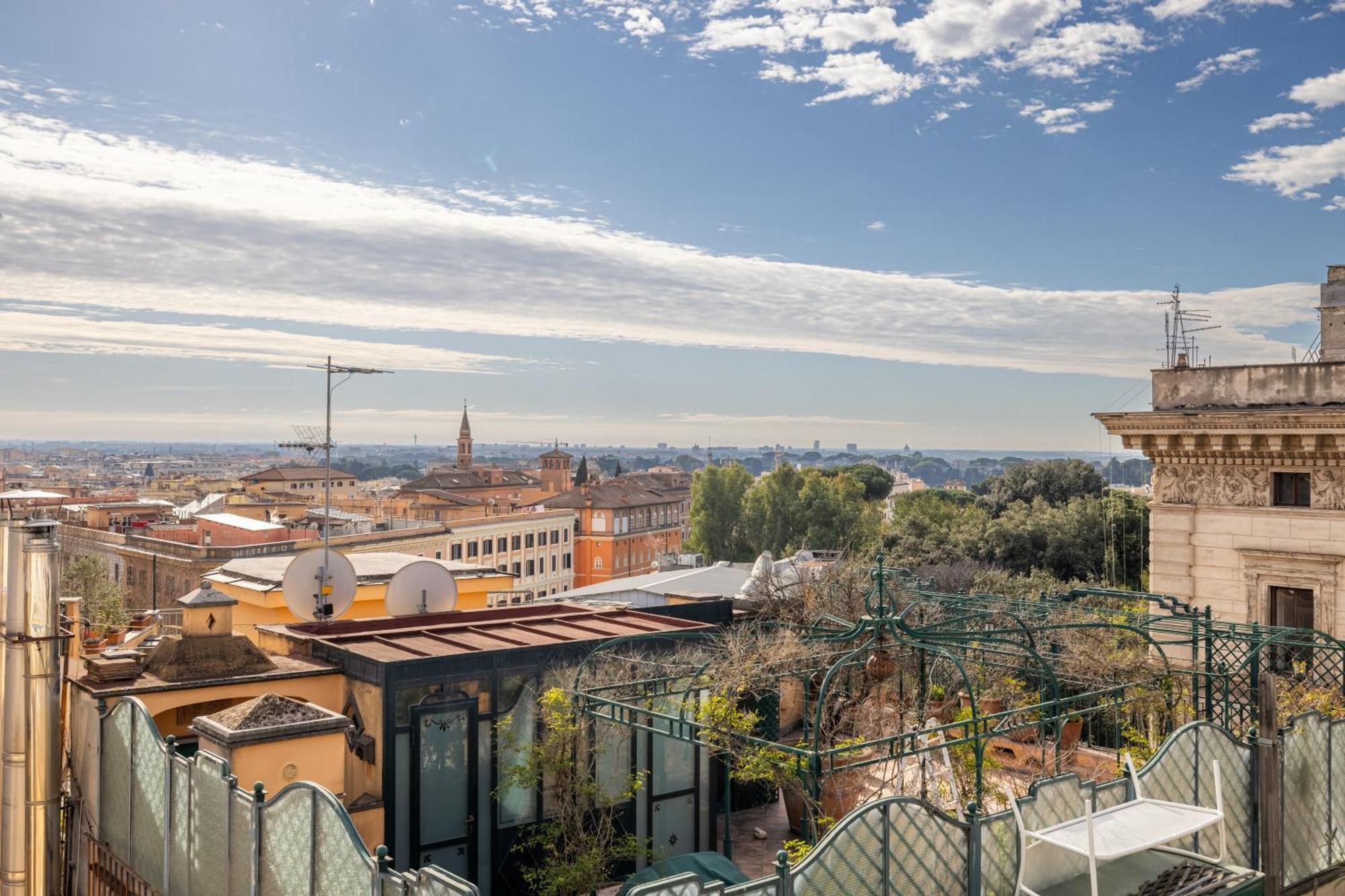 Ferienwohnung Aria Penthouse & Garden Rom Exterior foto