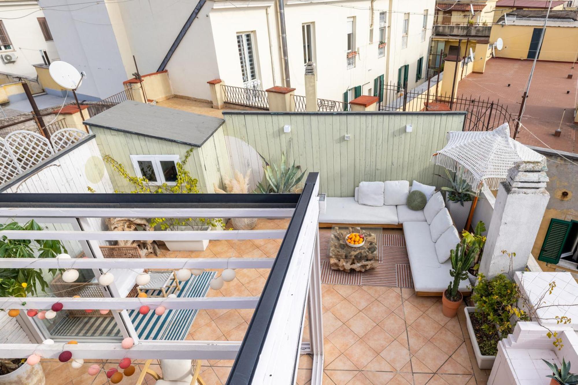 Ferienwohnung Aria Penthouse & Garden Rom Exterior foto