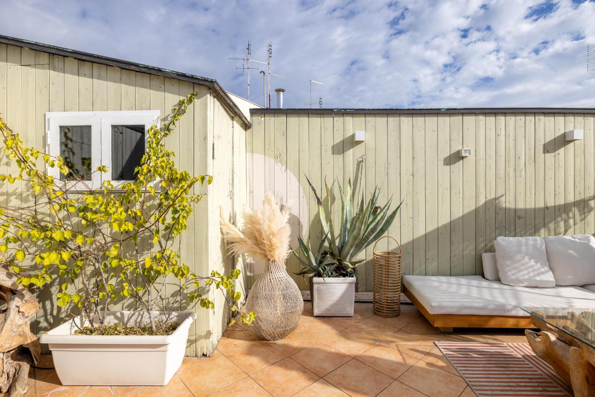 Ferienwohnung Aria Penthouse & Garden Rom Exterior foto