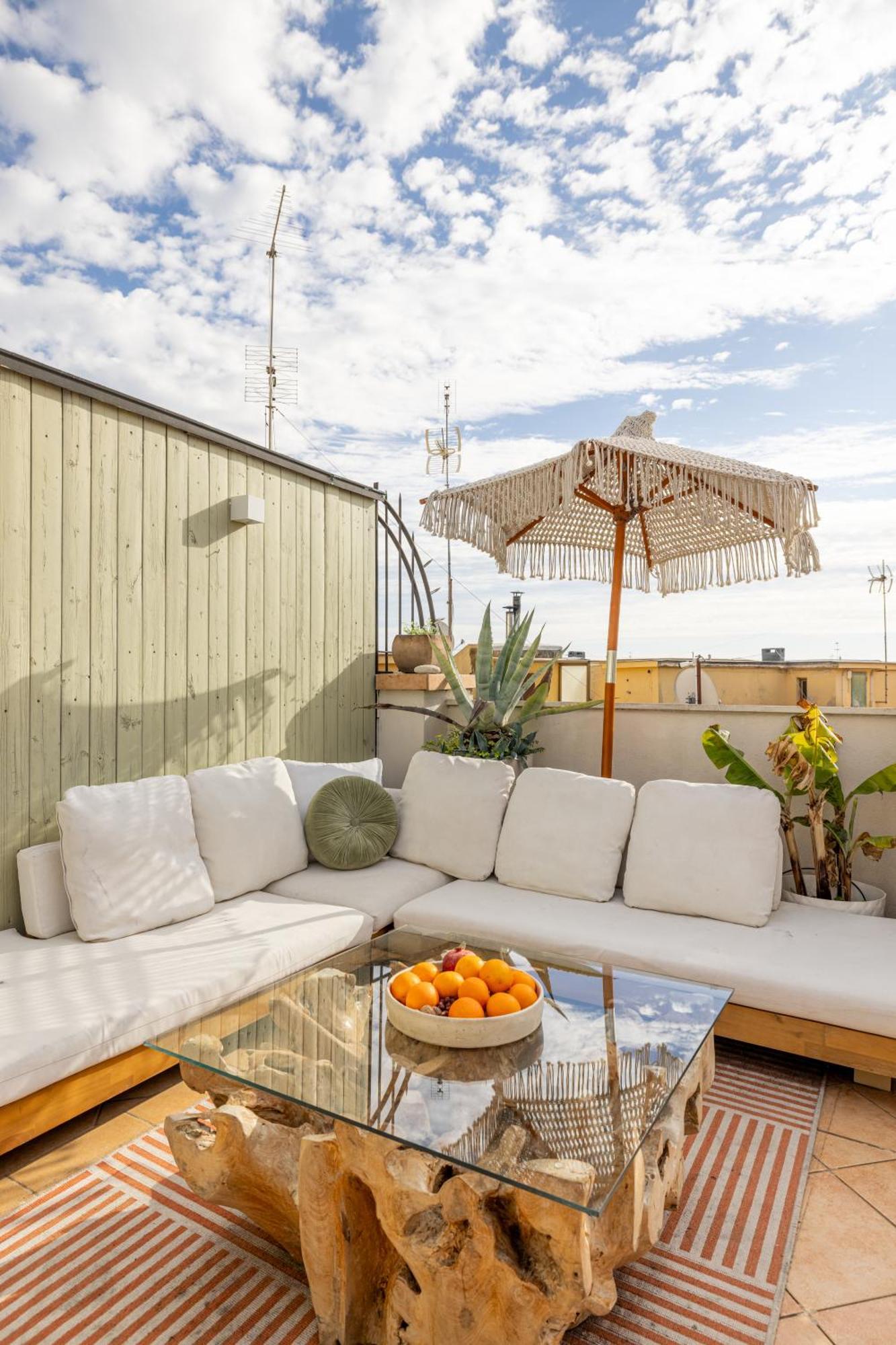 Ferienwohnung Aria Penthouse & Garden Rom Exterior foto